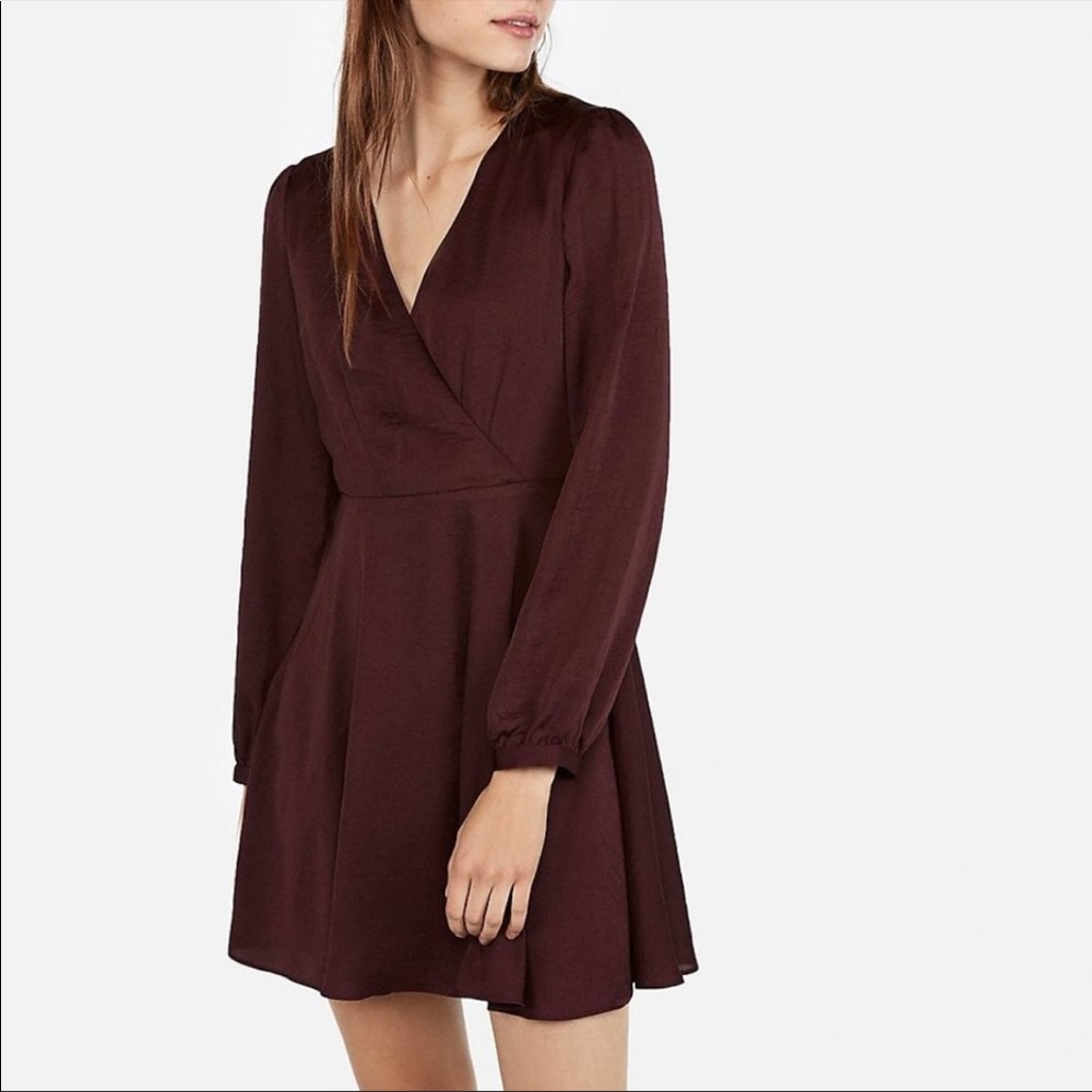 Nwt Express purple-ish brown dress